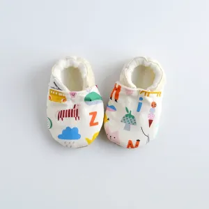 Alphabet Friends Stay-On Baby Shoes