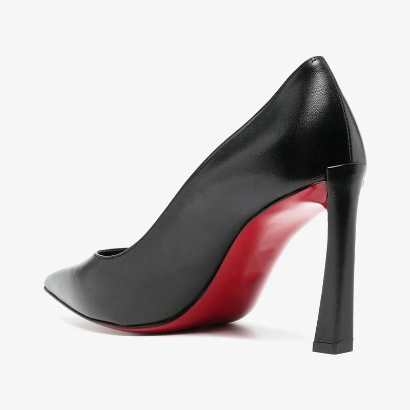 Chic Black Leather Pumps