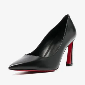 Chic Black Leather Pumps