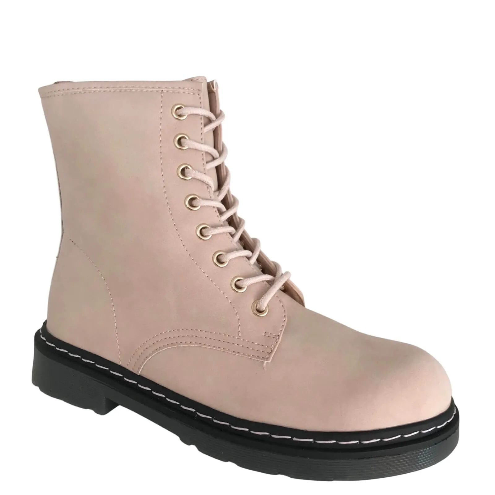Pale Pink Doc Boots