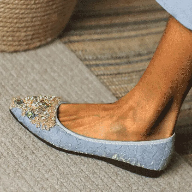 vanccy Comfortable Luxury Women's Shoes Pointed Toe Flat